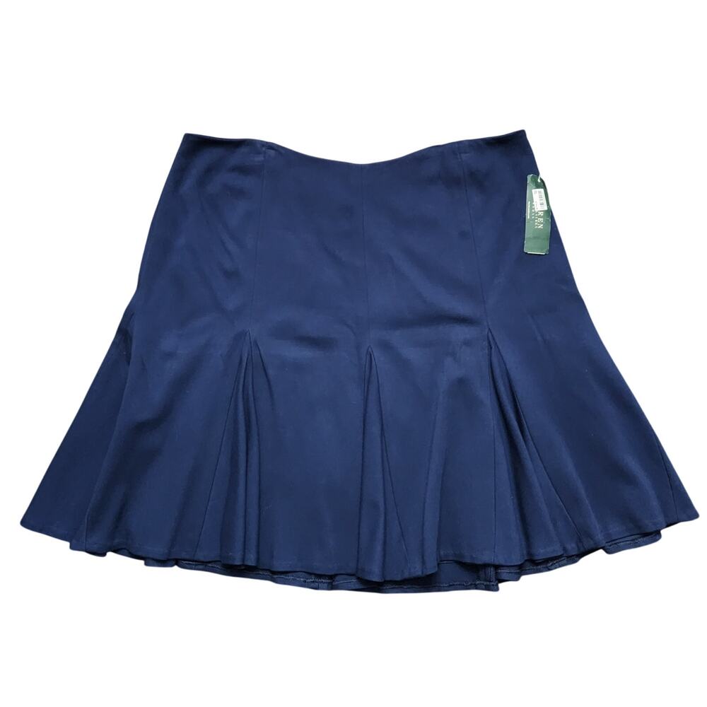 NWT Lauren Ralph Lauren Navy Blue Skirt Size 20W